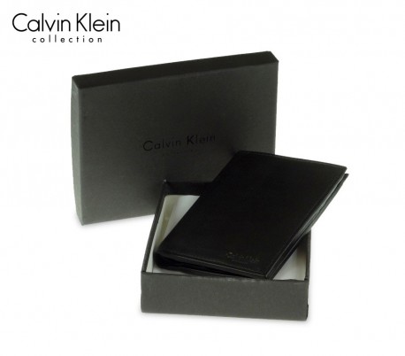 S02 Cartera negra CALVIN KLEIN en cuero