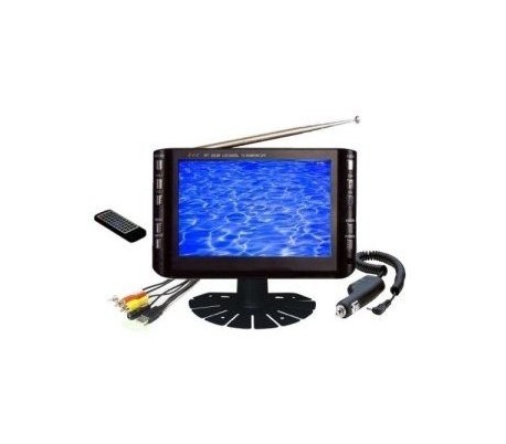 Monitor tv lcd 7'' pulgadas tv dvb-t usb entrada vga colores tft pantalla