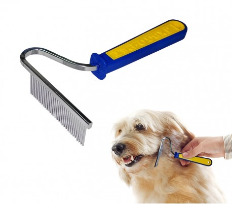 JXBGO – Cepillo para retirar el pelo de perros de pelo largo y mediano