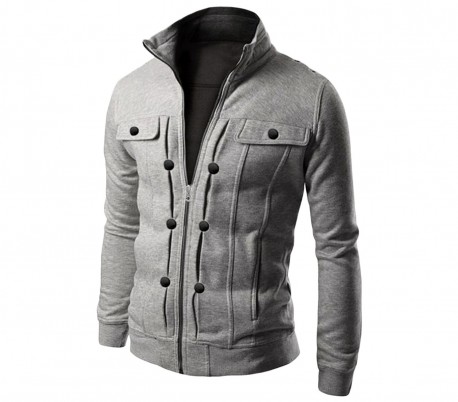 3401 Chaqueta de hombre mod. BLAKE con interior de felpa slim fit en tres colore