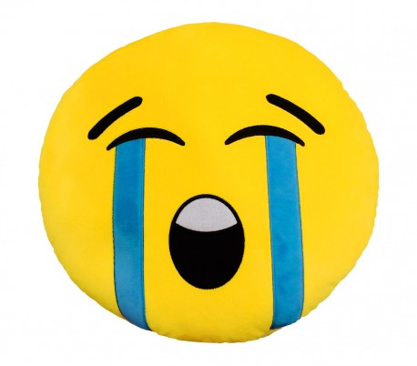 557317A Cojín emoticono almohada mod.Cara llorando 34 cm 