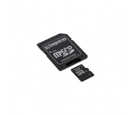 Tarjeta de memoria 4GB (gigabyte) kingston micro sd con memoria externa 