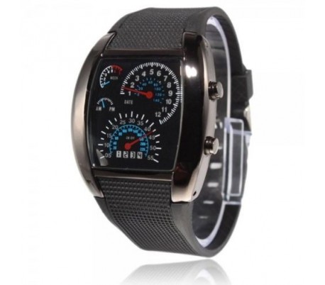 Reloj LED turbo AVIATION - Moda masculina