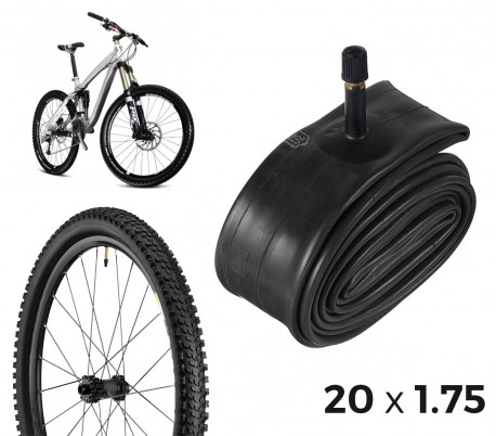 304598 Cámara de aire para bicicletas reparación de pinchazos 18 x 1.75