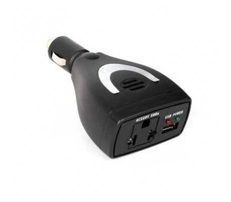 Inversor 75 watt motocicleta unidad usb camper 220 voltios