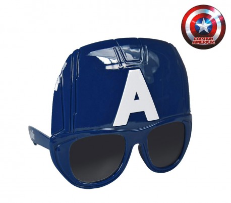 22-658 Gafas/Mascára de sol para niño motivo CAPITAN AMERICA protección UV