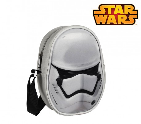 21-1671 Mochila de STAR WARS 3D STORMTROOPER 13,7x17,1x5,5cm 