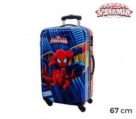 2451551 Trolley rigida con ABS equipaje de mano motivo SPIDERMAN 42x67x24cm