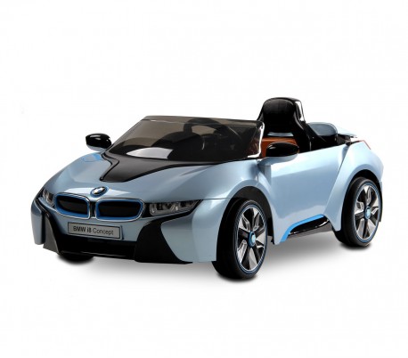 LT 838 Coche eléctrico para niños BMW l8 una plaza 12V con control remoto