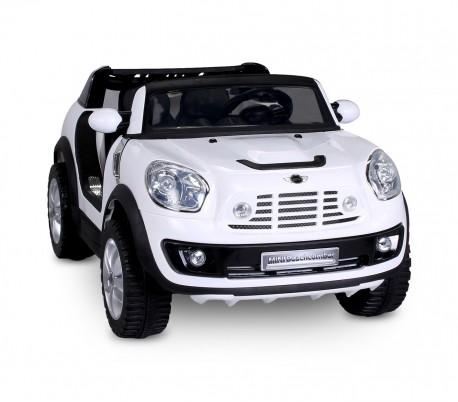 LT 839 Coche eléctrico para niños MINI COUNTRYMAN dos plazas 12V control remoto