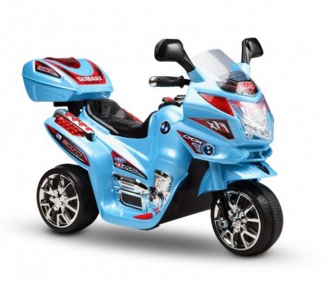 LT 810 Moto eléctrica para niños VIP tres ruedas 6V sonidos y luces realistas