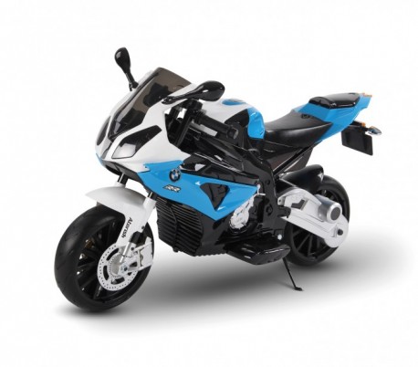 LT 832 Moto eléctrica para niños BMW asiento de cuero funcionamiento con llave