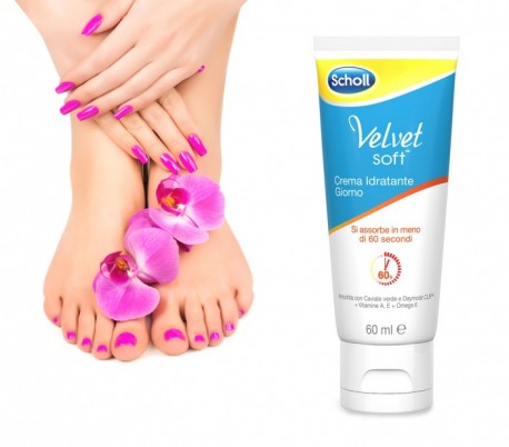 3018782 Dr. Scholl terciopelo suave crema hidratante diaria para los pies 60ml 