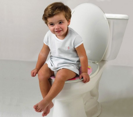 Reductor de WC para niños BABY WC SOFT acolchados y lavables 30 x 30 cm