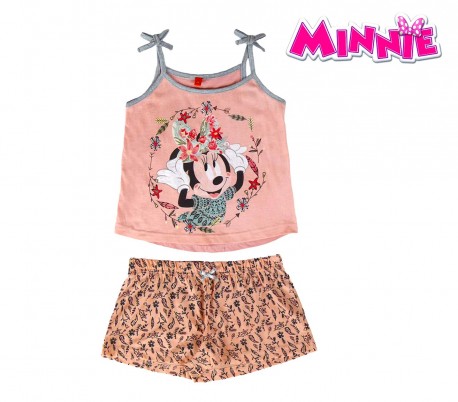 SS17MN Pijama de verano para niños modelo Minnie Mouse tallas de 3 a 7 años