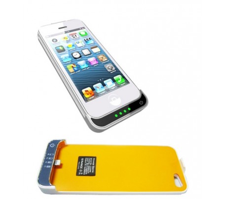 Funda cargador para Iphone compatible 5 / 5s adicional de 2200 mAh