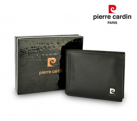 8805 TILAK08 Cartera de hombre de cuero verdadero PIERRE CARDIN con portamonedas