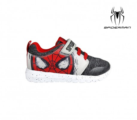 23-2587 Zapatillas deporte para niños SPIDERMAN con cierre de velcro FULL PRINT