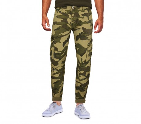 LC-22 Pantalón para hombre NEW BRAMS modelo camuflaje con bolsillos laterales