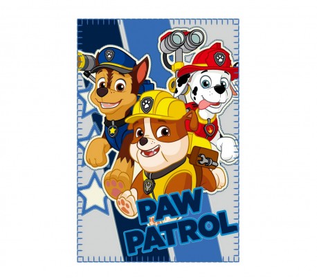 615115 Manta polar suave y calentita para niños motivo PAW PATROL 100x150 cm