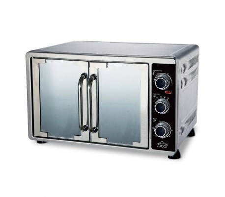 MBS58 Horno eléctrico de doble puerta DCG 2200 W 58LT con temporizador y luz