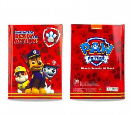 904911 Agenda 10 meses para el colegio PAW PATROL ready for action para niños 