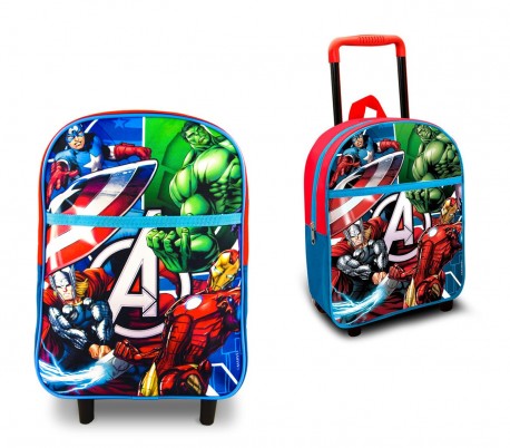 AV16106 Mochila carrito de colegio y de ocio THE AVENGERS 34x22x13 cm