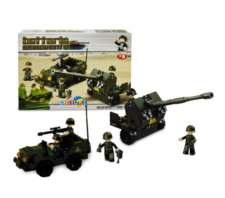 121313 Playset para niños SQUADRA D'ASSALTO CIGIOKI dispone de 138 piezas