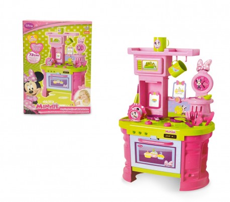 084014 Mega cocina con accesorios MINNIE con 15 fantásticos accesorios H 72 cm