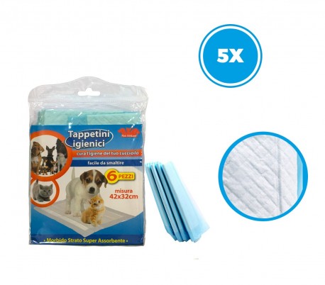 627336 Empapadores higiénicos para cachorros super absorbentes de 30 piezas