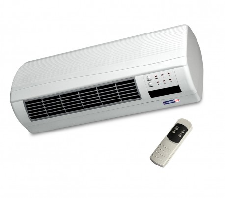 586112 Termoventilador de pared JUST WHITE DICTROLUX 2000W con mando a distancia