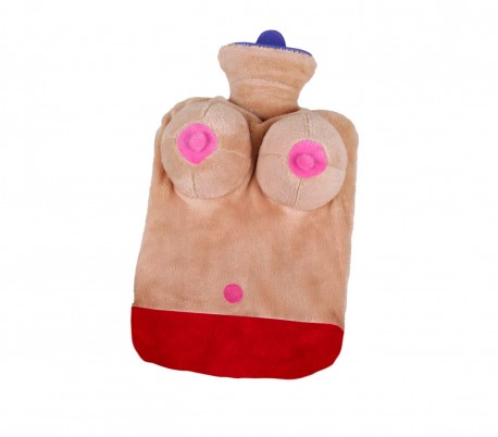 748997 Bolsa de agua caliente sexy con senos 3D de peluche despedida de solteros