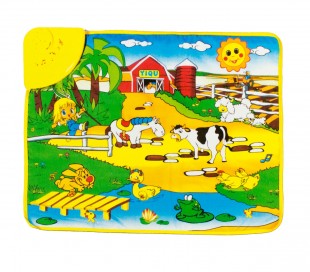 102194 Alfombra musical juego interactivo para bebés melodias y sonidos 58x 48cm