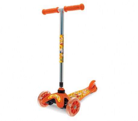 515326 Monopatín de aluminio para niños TWISTER SCOOTER 3 ruedas luminosas h 67 