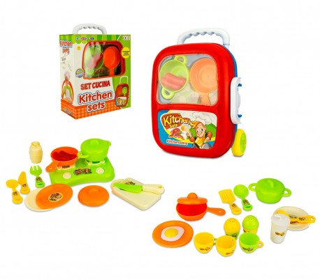 363744 Playset de cocina KITCHEN SET CIGIOKI con muchos accesorios