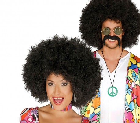 444265 Peluca AFRO unisex ideal para CARNAVAL y fiestas temáticas