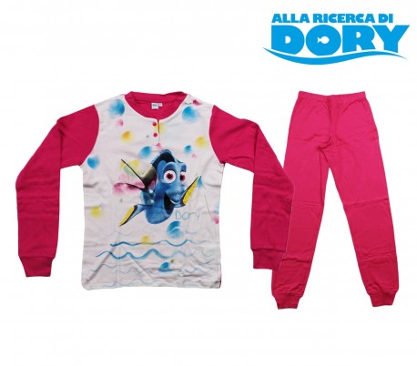 WD22-111B Pijama para niñas motivo EN BUSCA DE DORY algodón suave 10 a 12 años