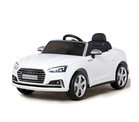 B81700 Coche eléctrico para niños AUDI S5 con mando teledirigido 12V Cabriolet