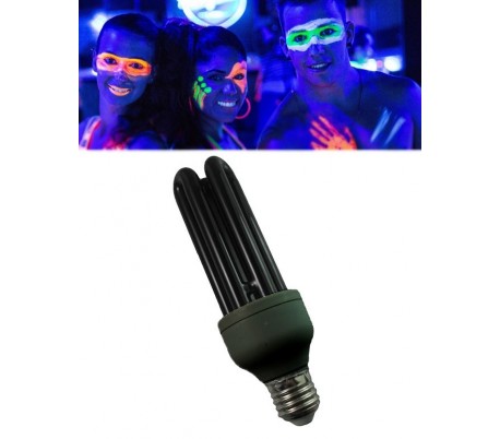 Lámpara rayos UV efecto fluorescente de color azul claro fiestas discotecas 