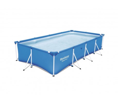 56404 Piscina BESTWAY steel pro fame rectangular 00x201x66 cm. 3,300 lt.