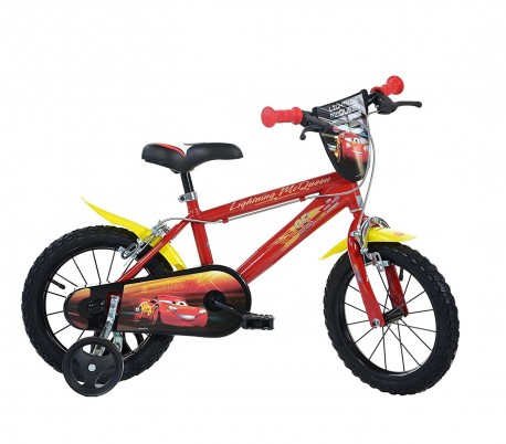 Bicicleta para niños DINO BIKES 412 UL-CS3 medida 12 CARS 3 edad de 3 a 5 años