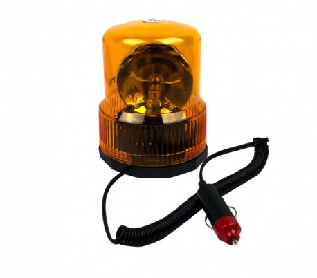 Luz intermitente giratoria emergencia estroboscópica 12V color naranja mws21