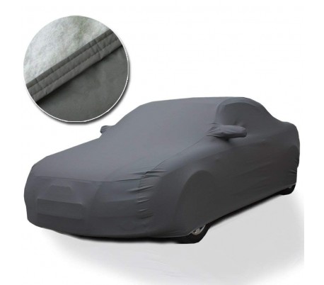 CA002 Funda para coche de felpa XONE con cremallera TG. M impermeable 432x185x12