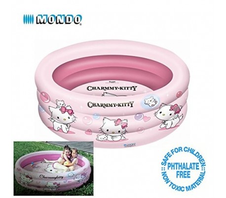 Piscina hinchable Charmmy Kitty / Piscina 3 anillos -Diámetro 150cm Linea Mondo