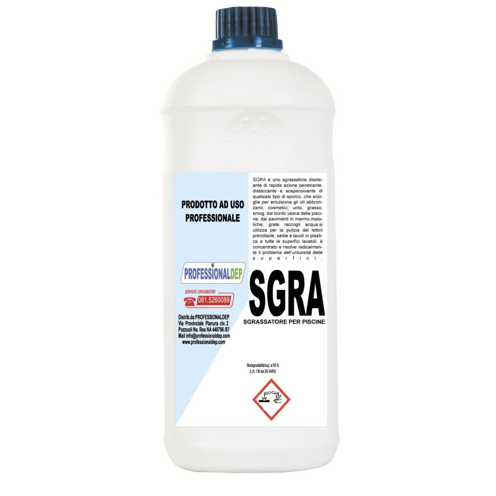 SGRA PROFESSIONAL DEP Desengrasante disolvente 1Lt eliminación de grasa