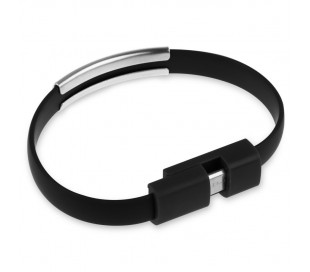 Pulsera unisex silicona doble funcion - cable datos cargador para movil Samsung