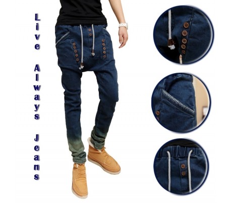 Pantalón afgano para hombre al estilo tejano y holgados mod. DANGER - Moda masculina