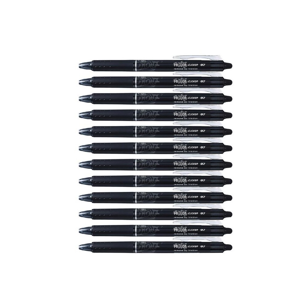 Pack de 3 bolígrafos Pilot Frixion Ball 07 tinta de fricción borrable extraíble