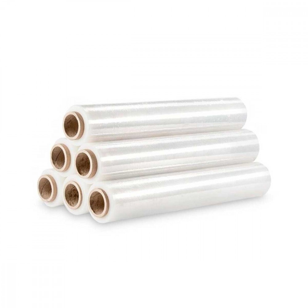 Pack 6 pz Film manual extensible WHITE MILK 23 MY pelicula 2,4 kg 500 mm