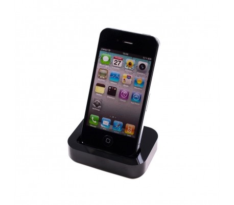 Cargador de base y sincronizador de datos compatible con Iphone 3/3G y 4/4S docking station 30 pin